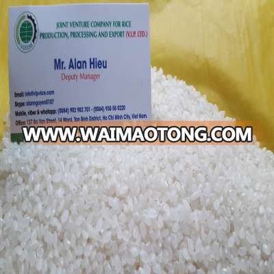 5% BROKEN VIETNAM ROUND RICE WITH BEST MANUFACTURER